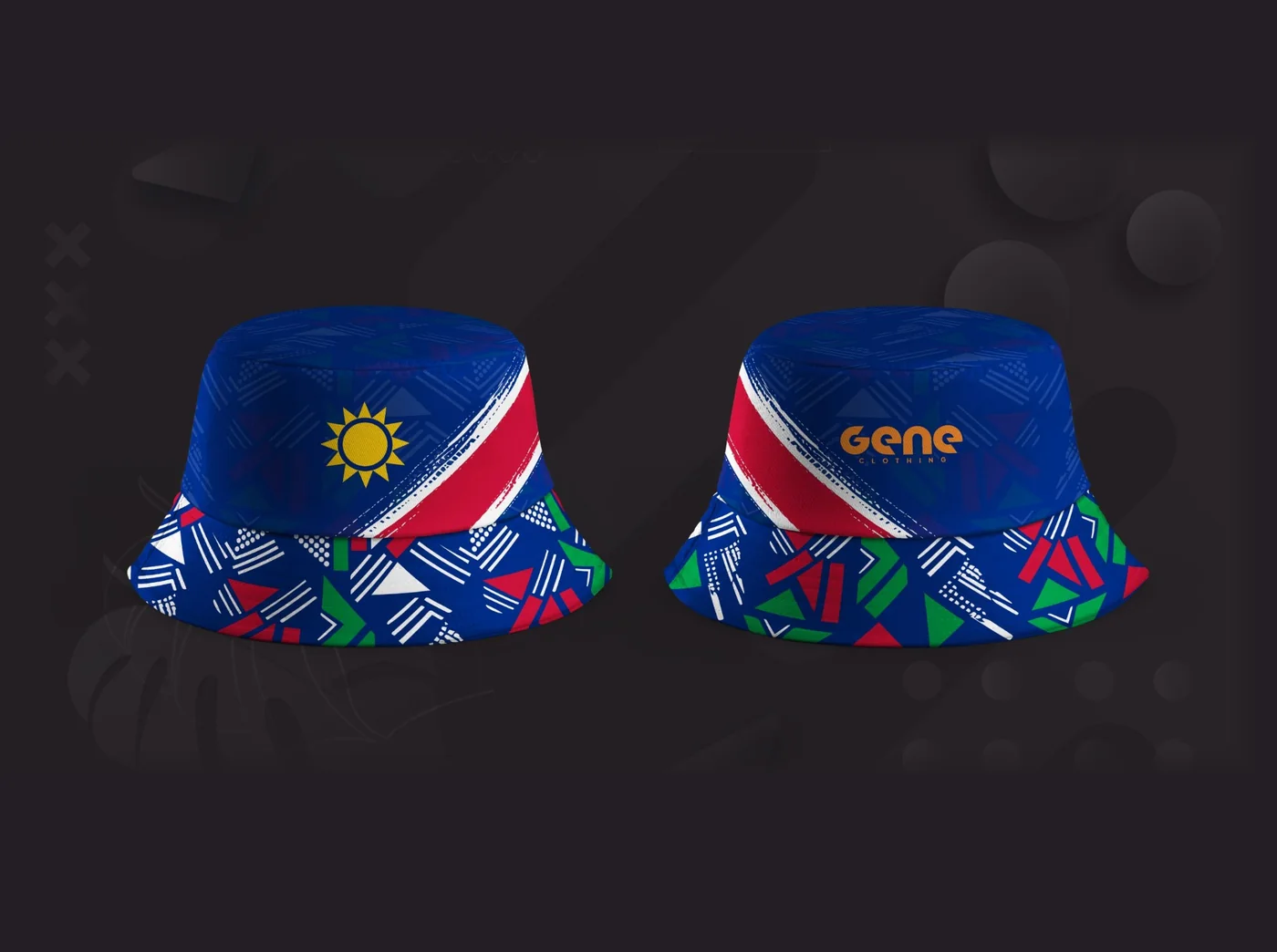 Flag bucket hat