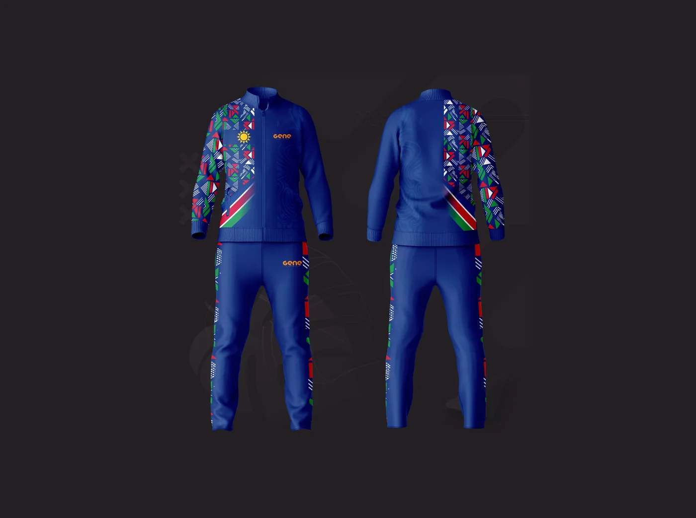 Pattern tracksuit