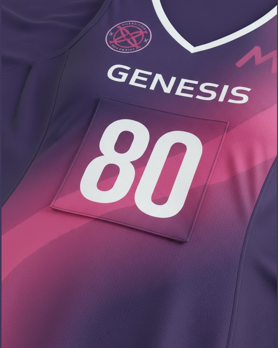 Aurora Netball Dress, fabric texture detail