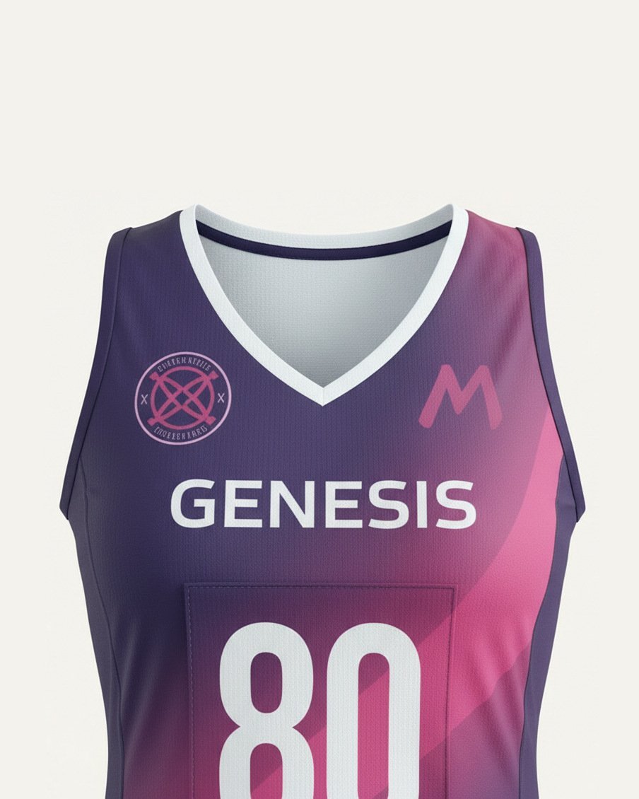 Aurora Netball Dress, construction and finishing detail