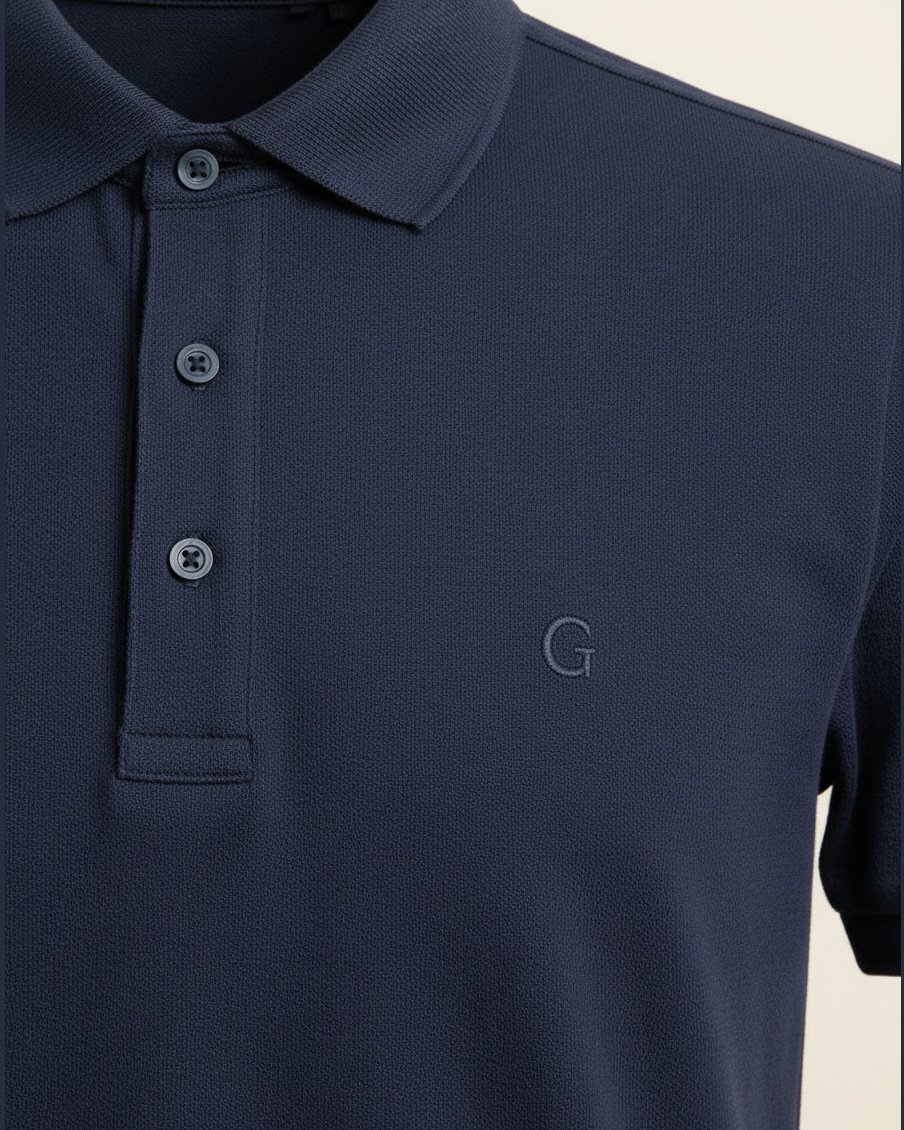 Cotton Polo Shirt, fabric texture detail