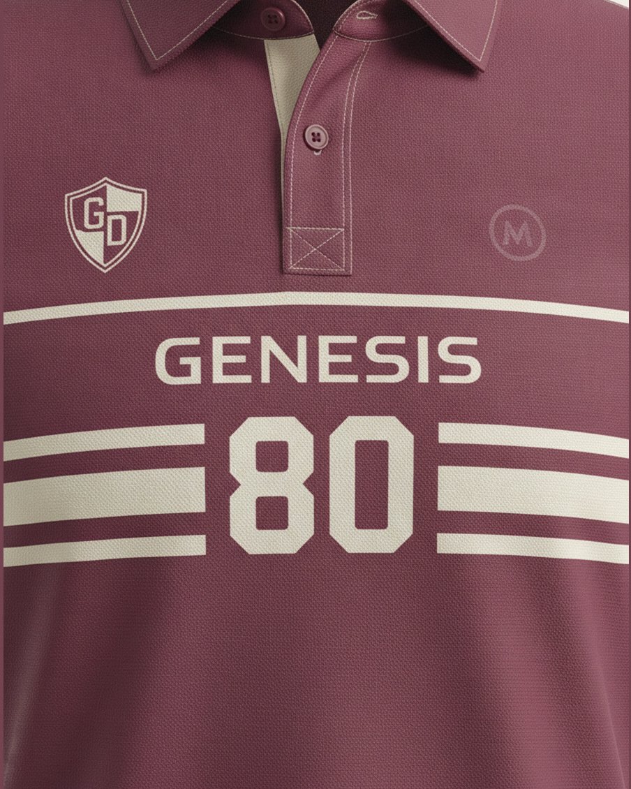 Tour Stripe Polo, construction and finishing detail