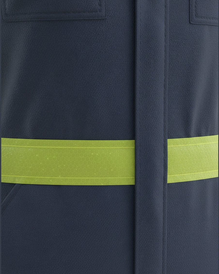 Coverall Work Suit, fabric texture detail