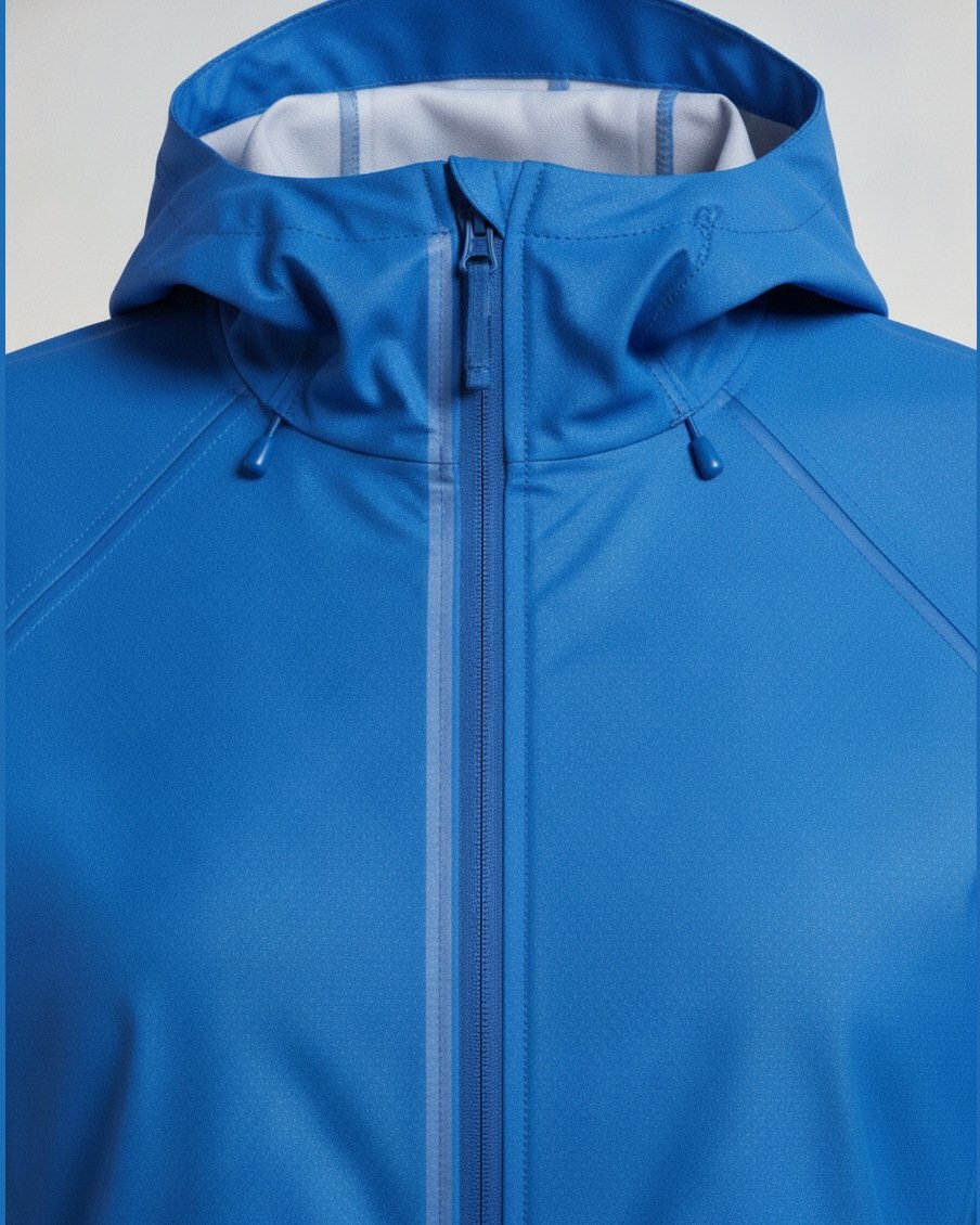 Club Rain Jacket, construction and finishing detail