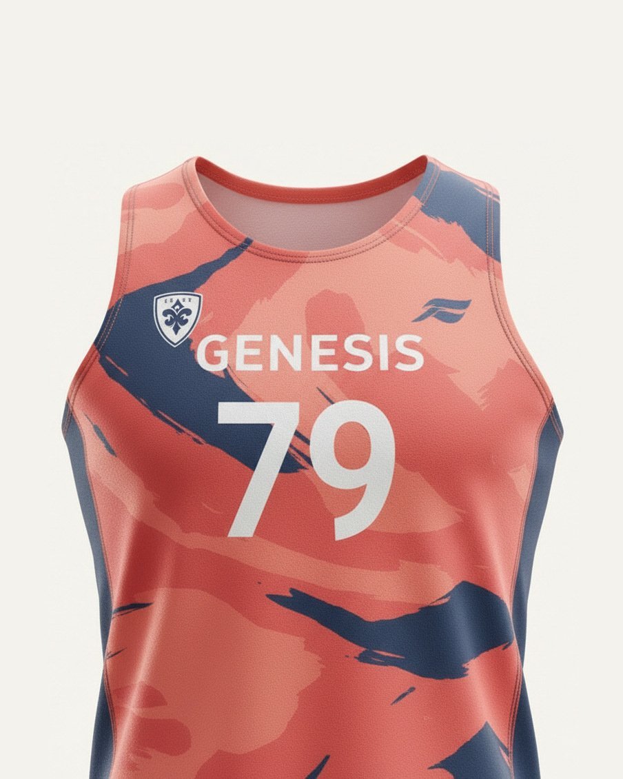 Pace Running Singlet, construction and finishing detail