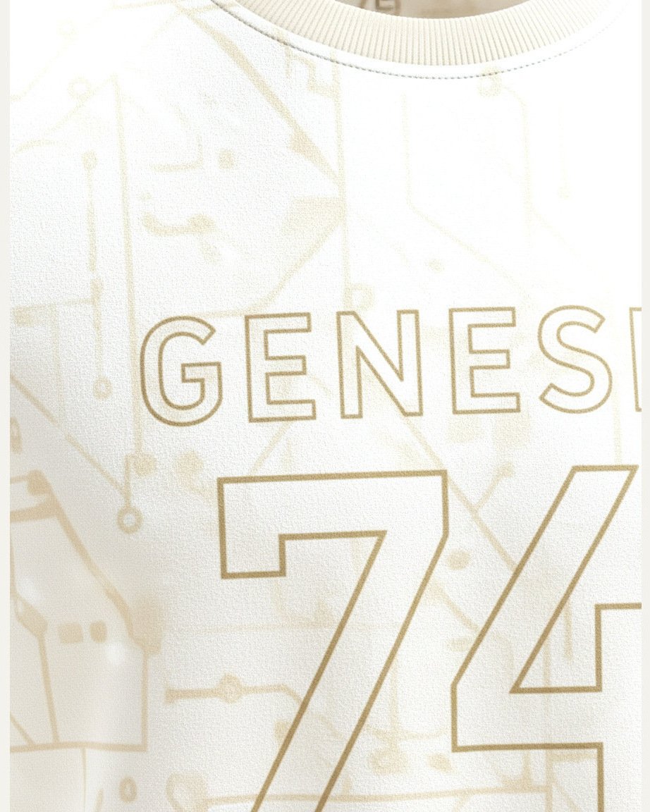 Club Cotton Tee, fabric texture detail