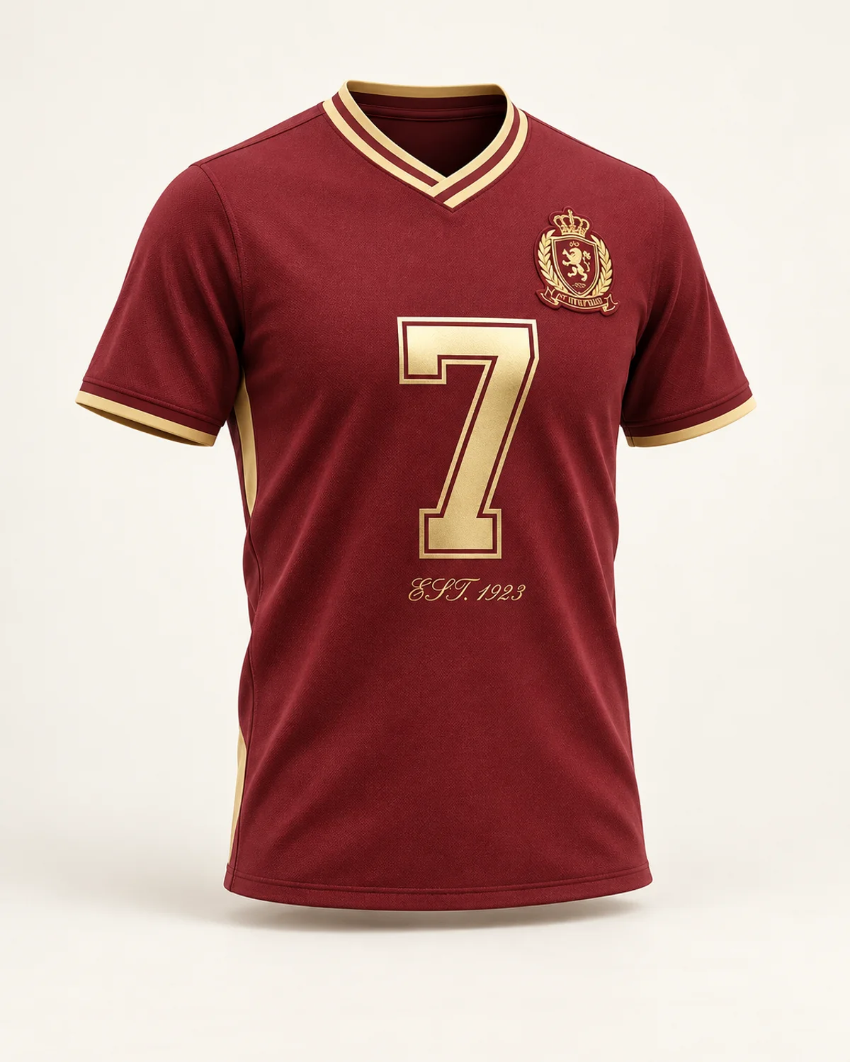 Heritage Maroon Jersey, alternate studio view